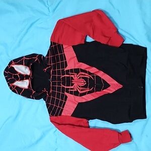 Spider-Man Red and Black hooded jacket kids XS (6/7)